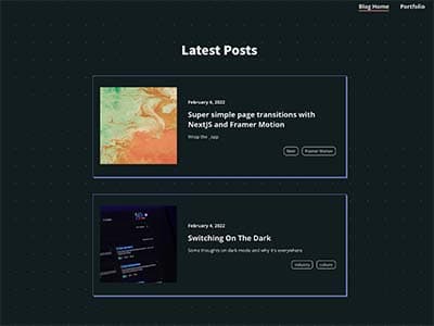 BLOG & PORTFOLIO image