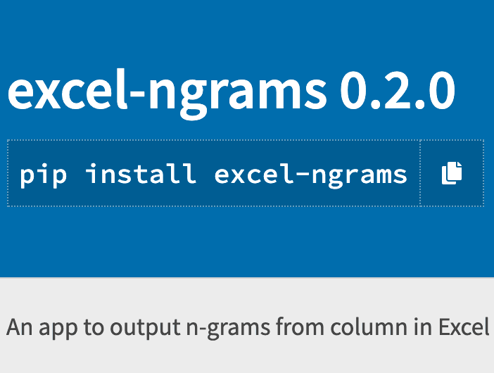NGRAM GENERATOR image